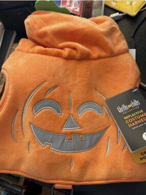 Thrills And Chills Jack o Lantern Costume Vest Harness Halloween New Large